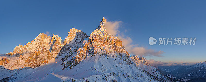 冬天的 Pale di San Martino